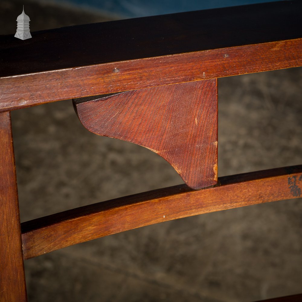 Set of 6 19th C Elm Synagogue Chairs [No. 4]