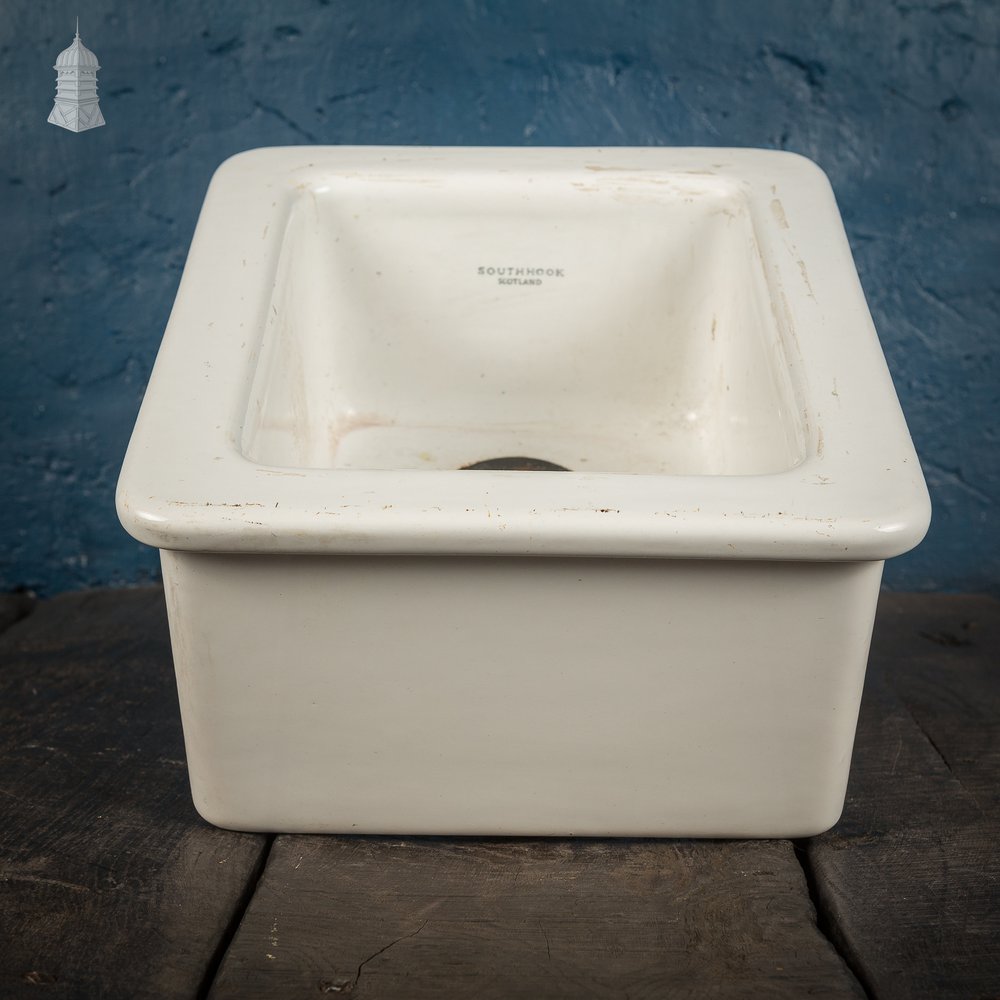 Small Southhook White School Science Lab Sink