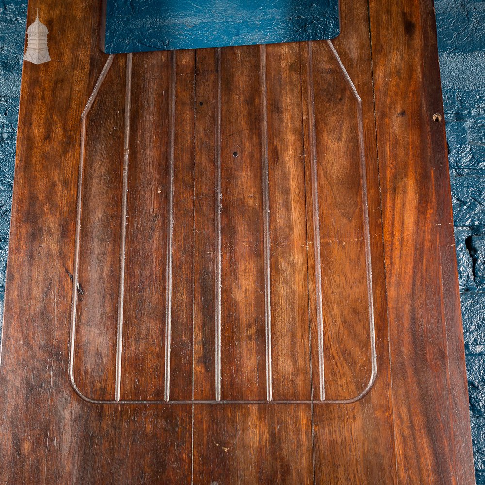 Reclaimed Iroko School Science Lab Worktop with Sink Hole and Drainer