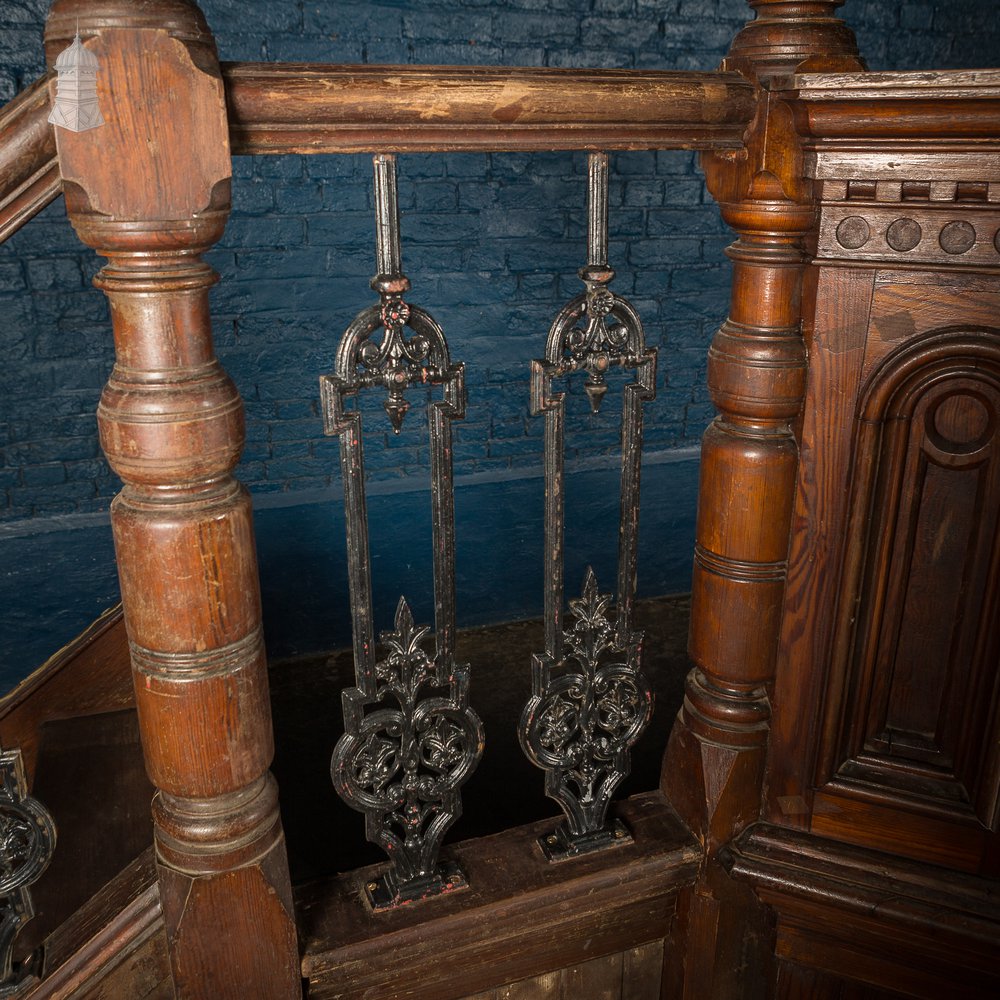 19th C Pitch Pine Pulpit for Restoration