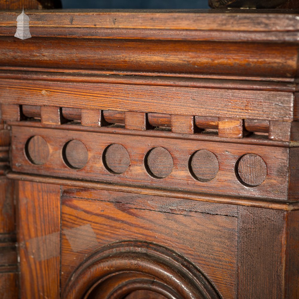 19th C Pitch Pine Pulpit for Restoration