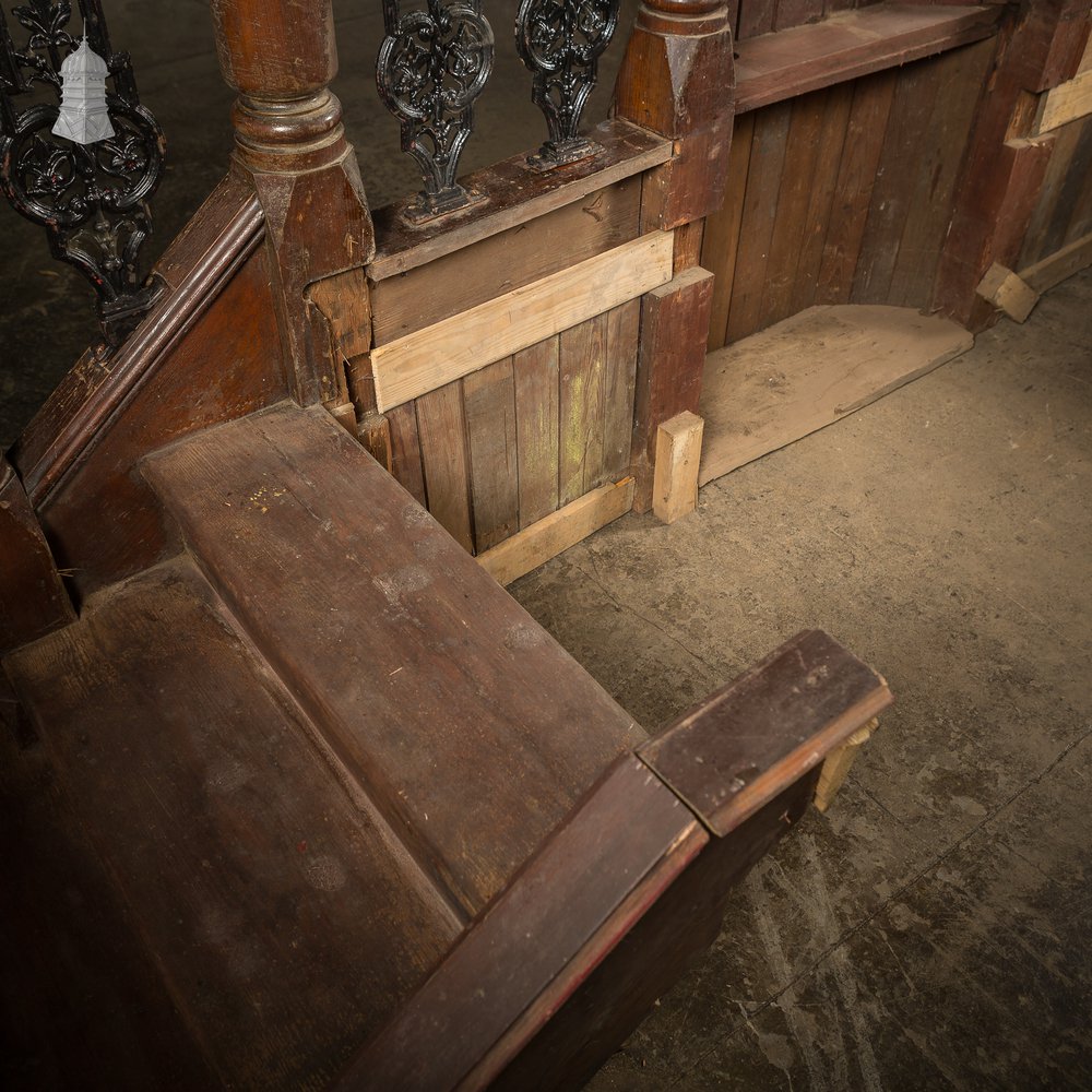 19th C Pitch Pine Pulpit for Restoration