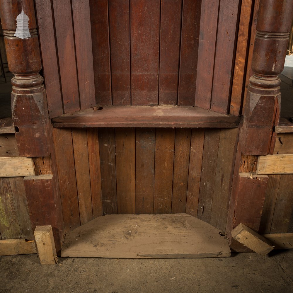 19th C Pitch Pine Pulpit for Restoration