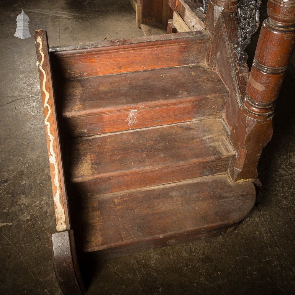 19th C Pitch Pine Pulpit for Restoration