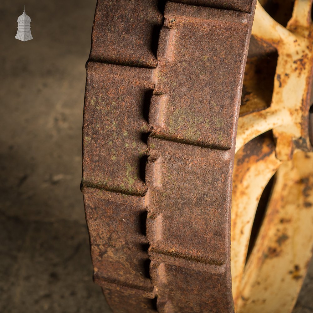 Pair of Industrial Roller Wheels