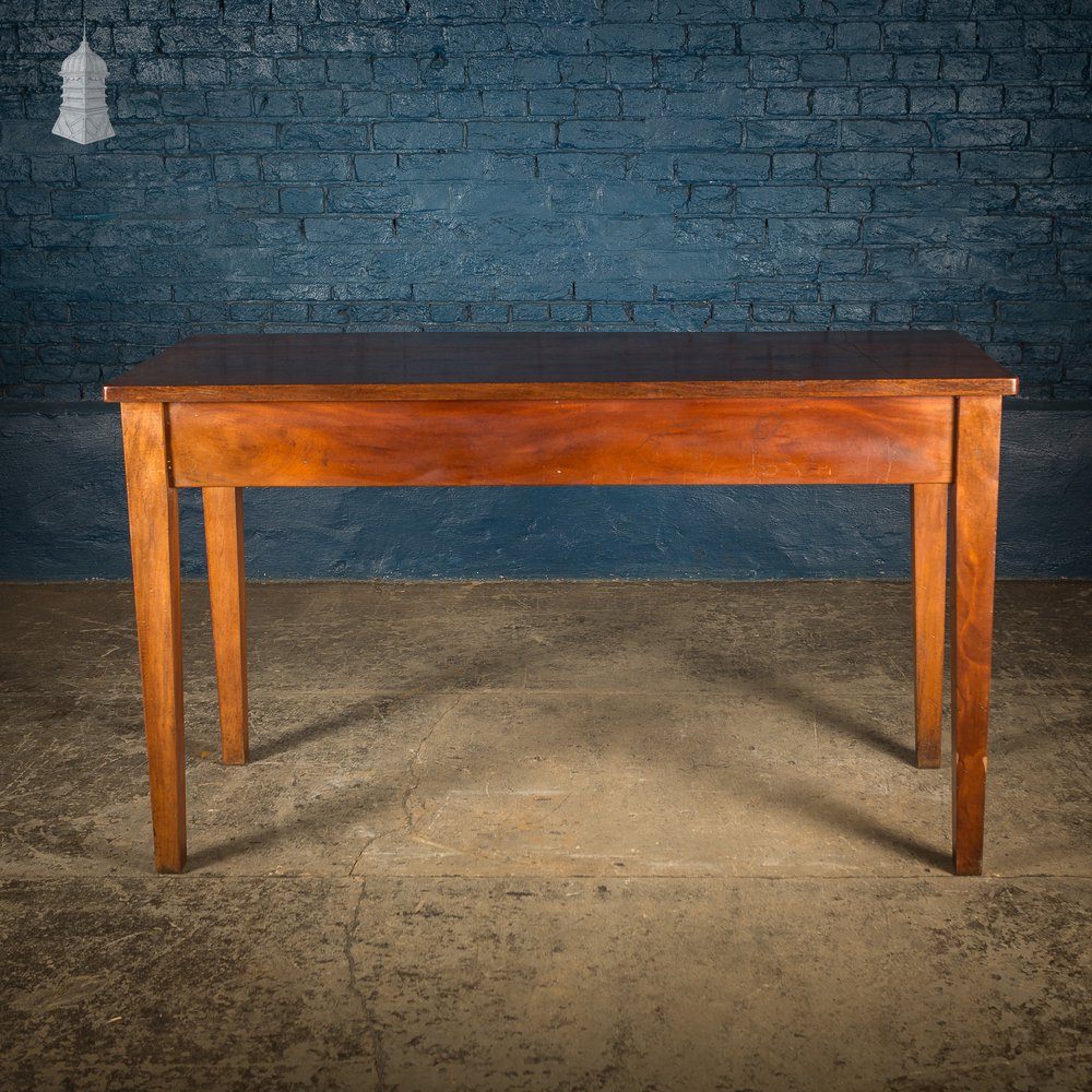 Mid Century Iroko School Science Lab Table with Drawers