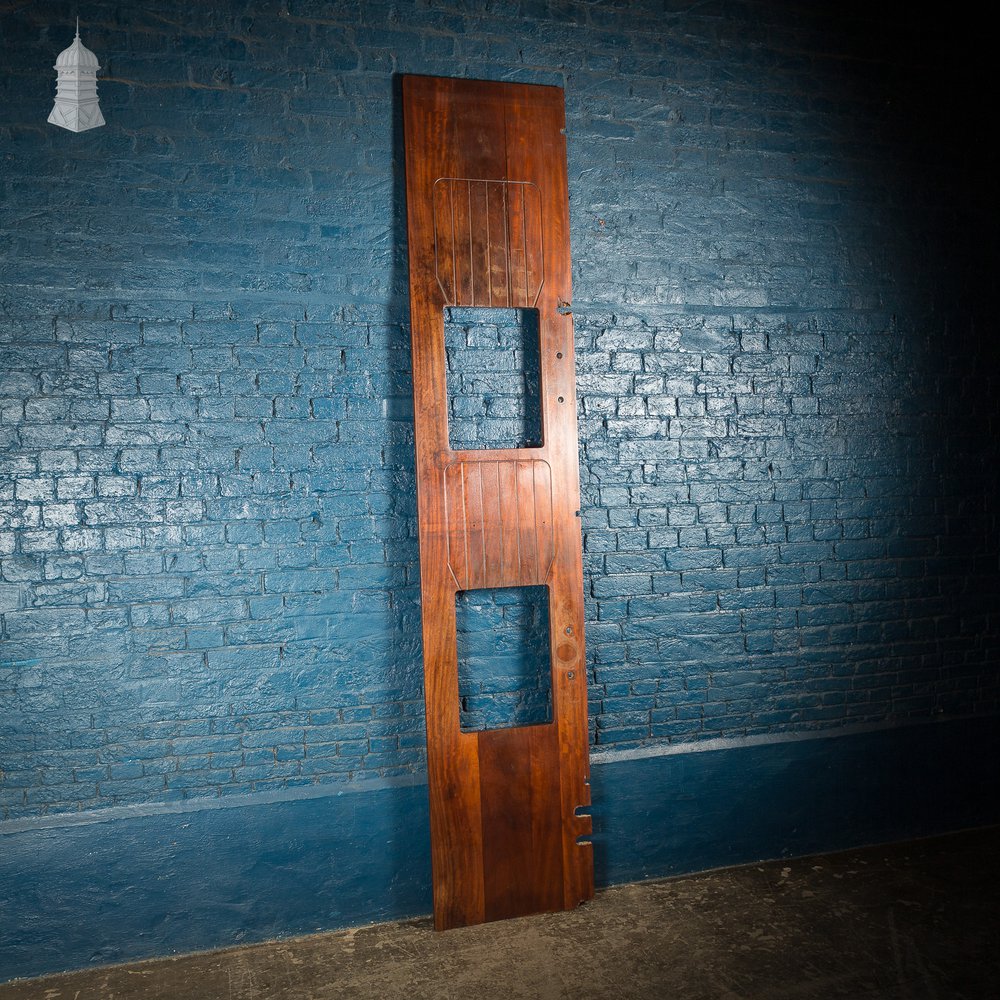 Reclaimed Iroko School Science Lab Worktop With Double Sink Holes and Drainers