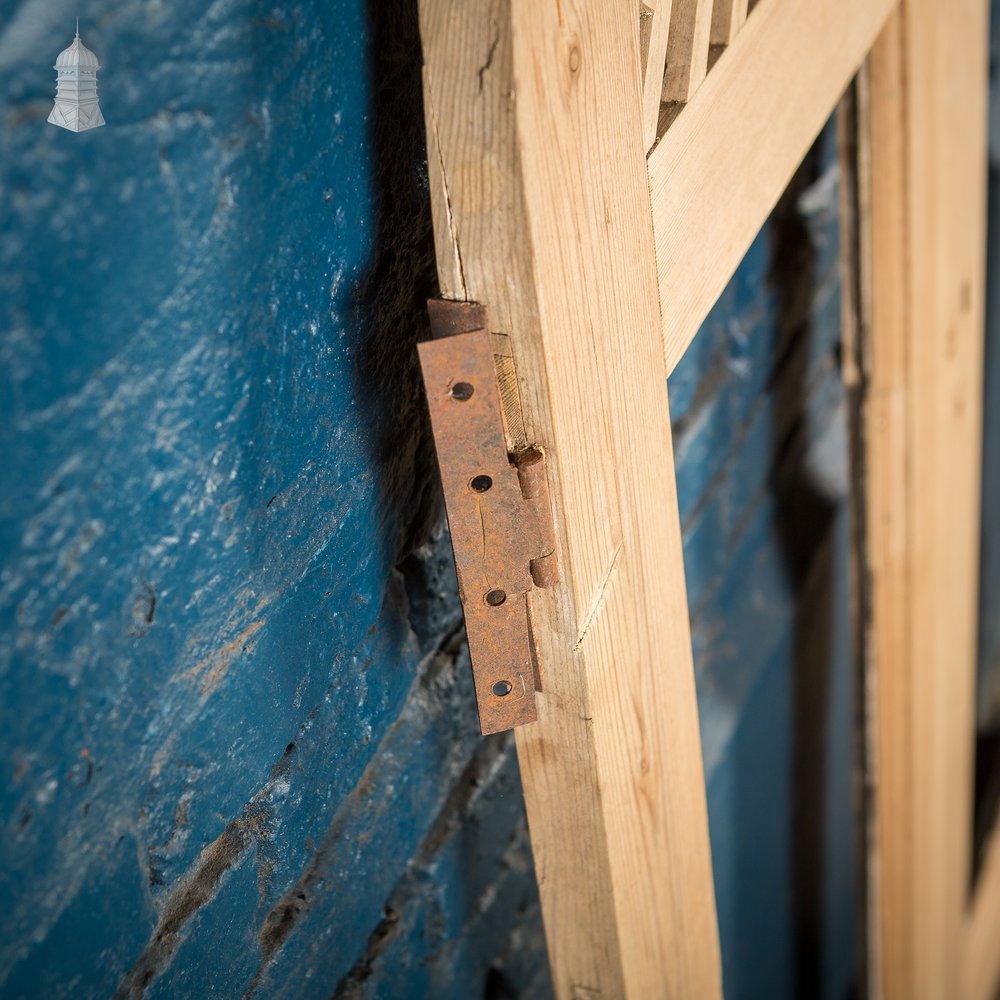 Pair of Small Arch Top Lattice Cupboard Doors