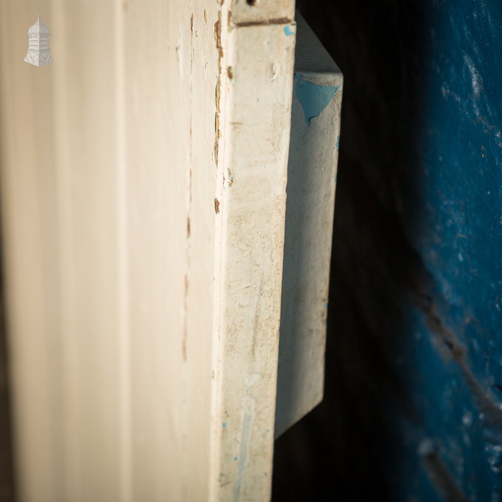 Victorian White Painted Braced and Ledged Cottage Door