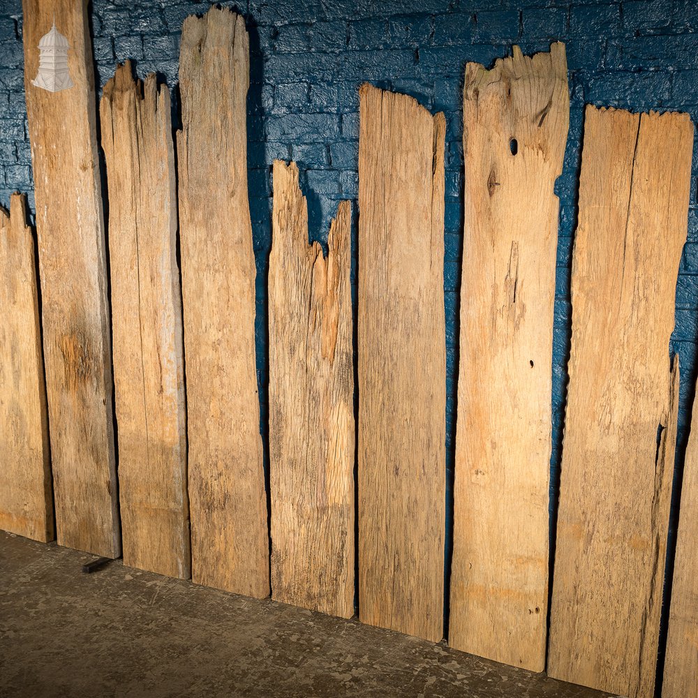 Large Batch of Worn Rustic Hardwood Pilings