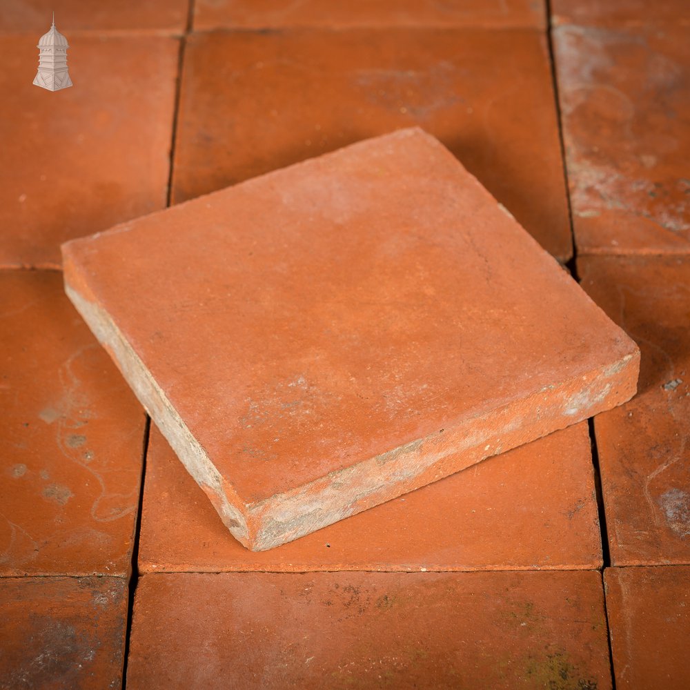 Batch of 320 6 inch x 6 inch Red Quarry Tiles - 7.5 Square Metres