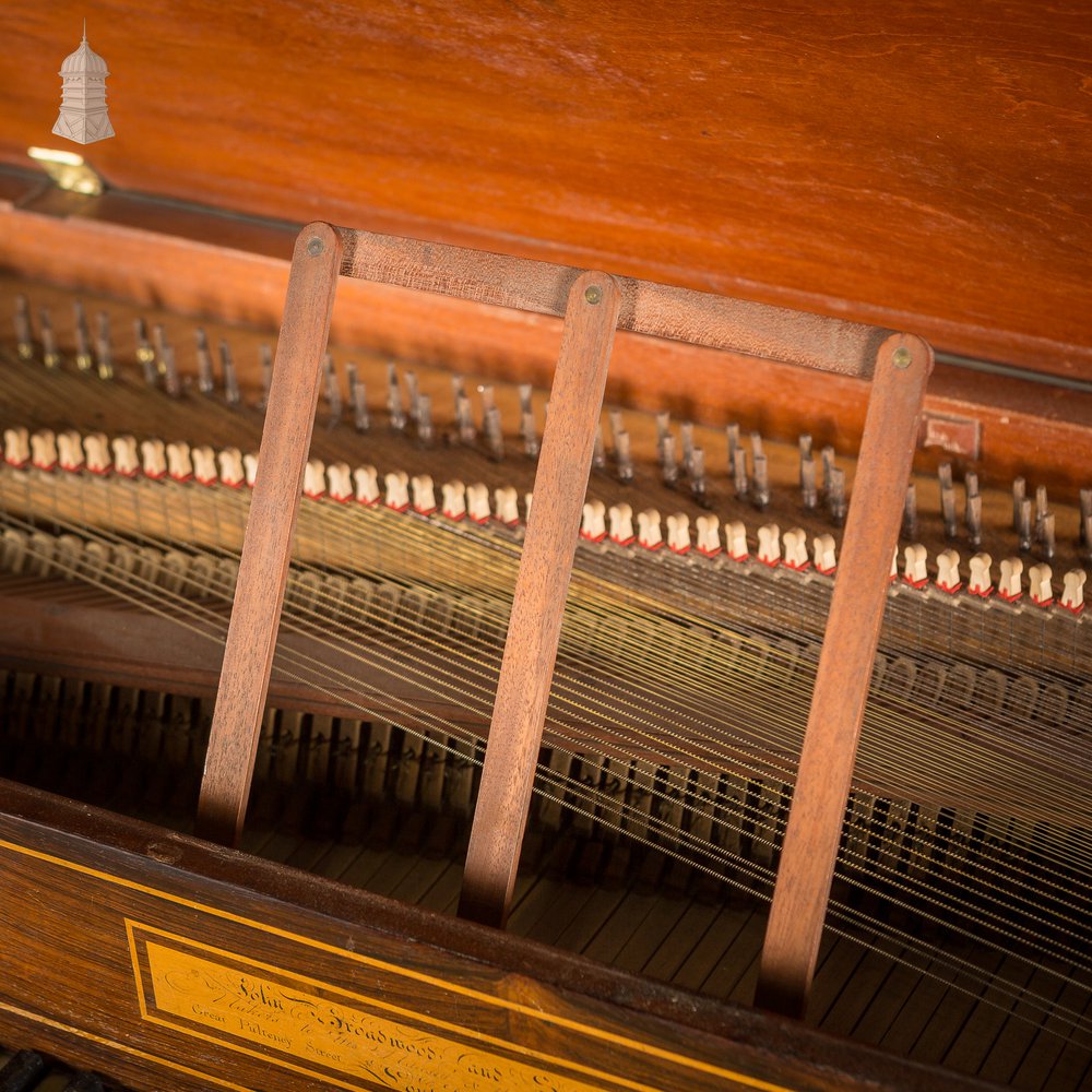 Very Rare Inlaid Mahogany Square Piano by John Broadwood & Sons Piano circa 1813