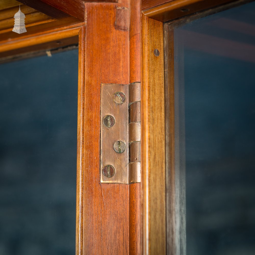 9ft Long Victorian Glazed Teak Museum Display Cabinet