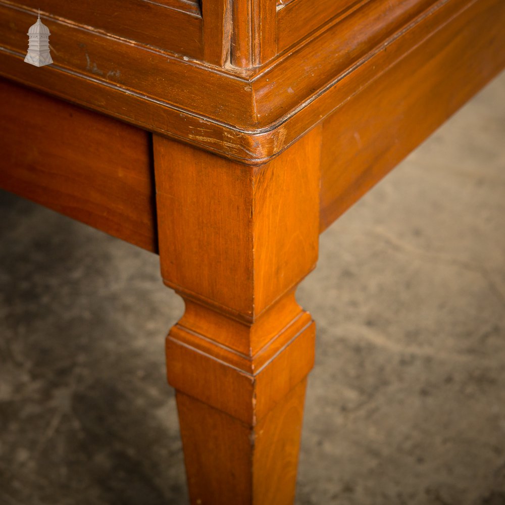 9ft Long Victorian Glazed Teak Museum Display Cabinet