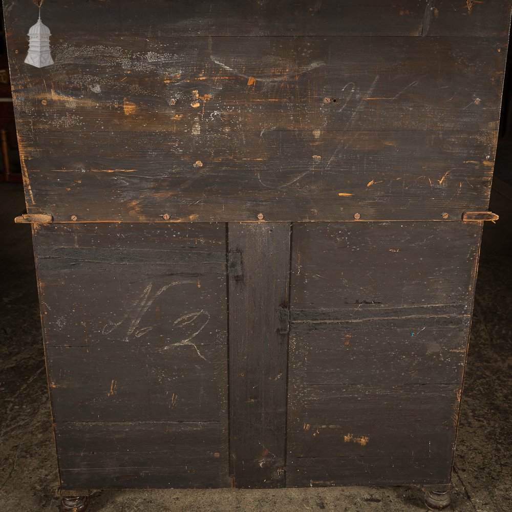 Regency Faux Rosewood Chiffonier Bookcase