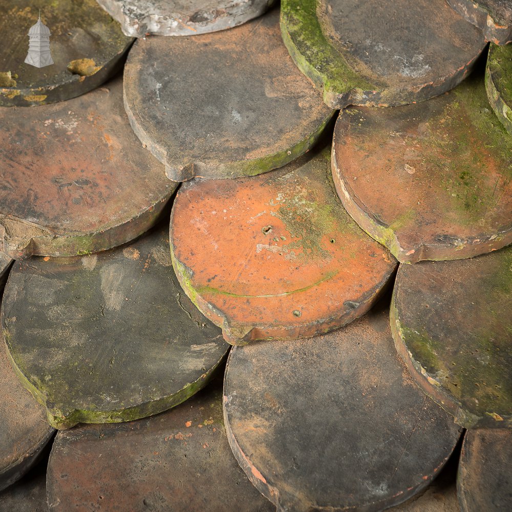 Batch of 1440 Red Clay ‘Fish Scale’ Tiles by Wade & Cherry Hornsea