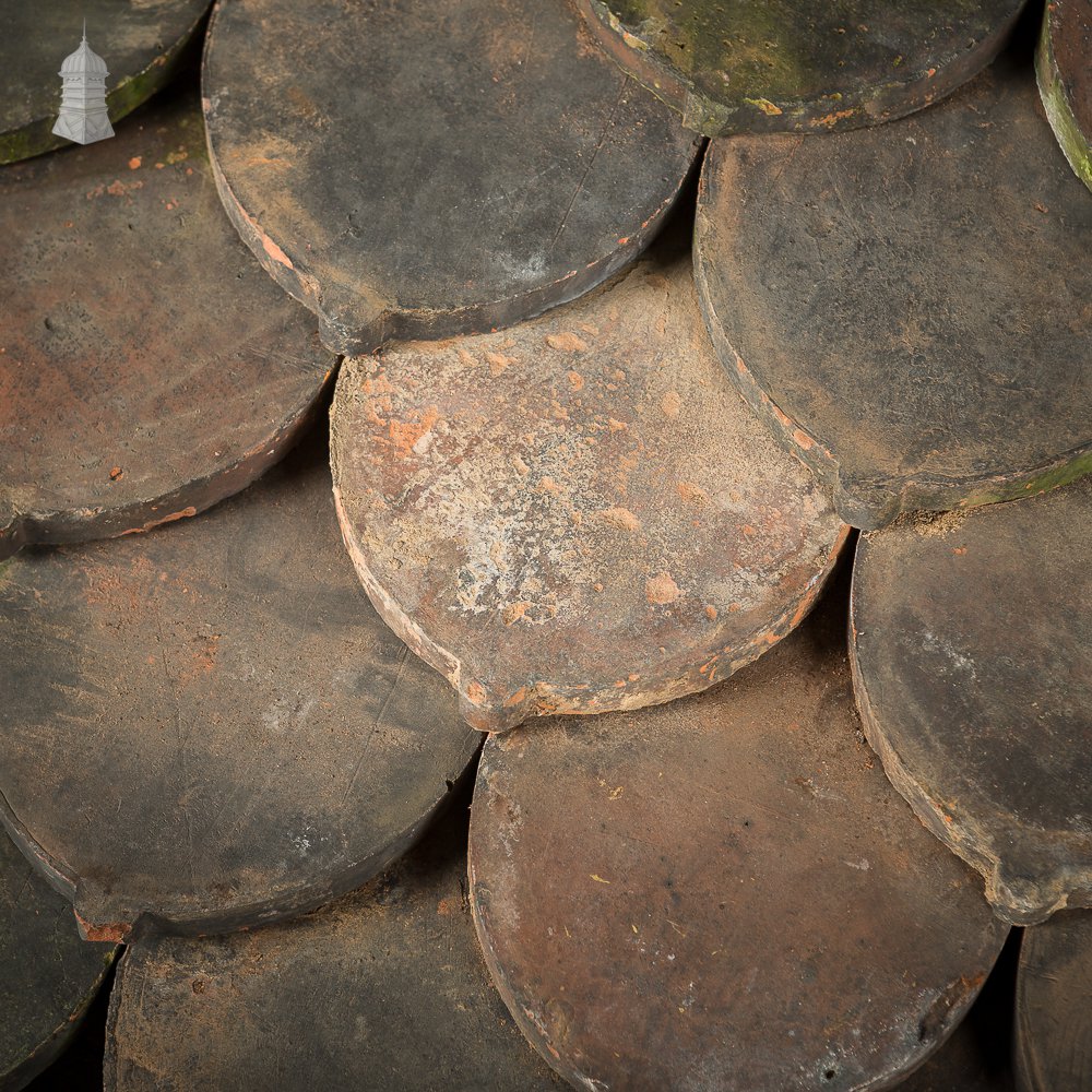 Batch of 1440 Red Clay ‘Fish Scale’ Tiles by Wade & Cherry Hornsea