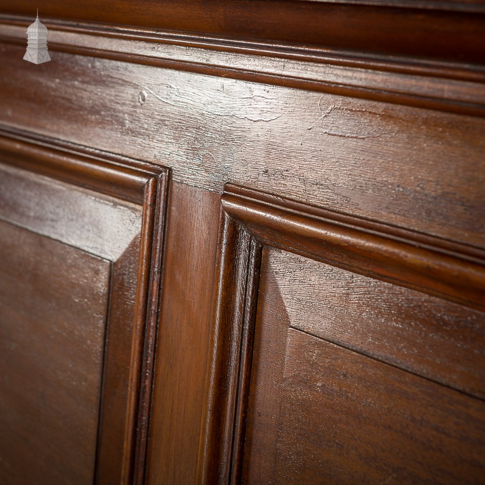 Long 19th C Mahogany Moulded Bar Front Panel