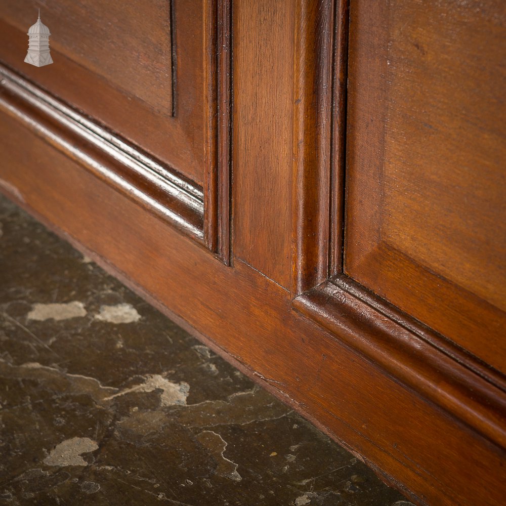 Long 19th C Mahogany Moulded Bar Front Panel