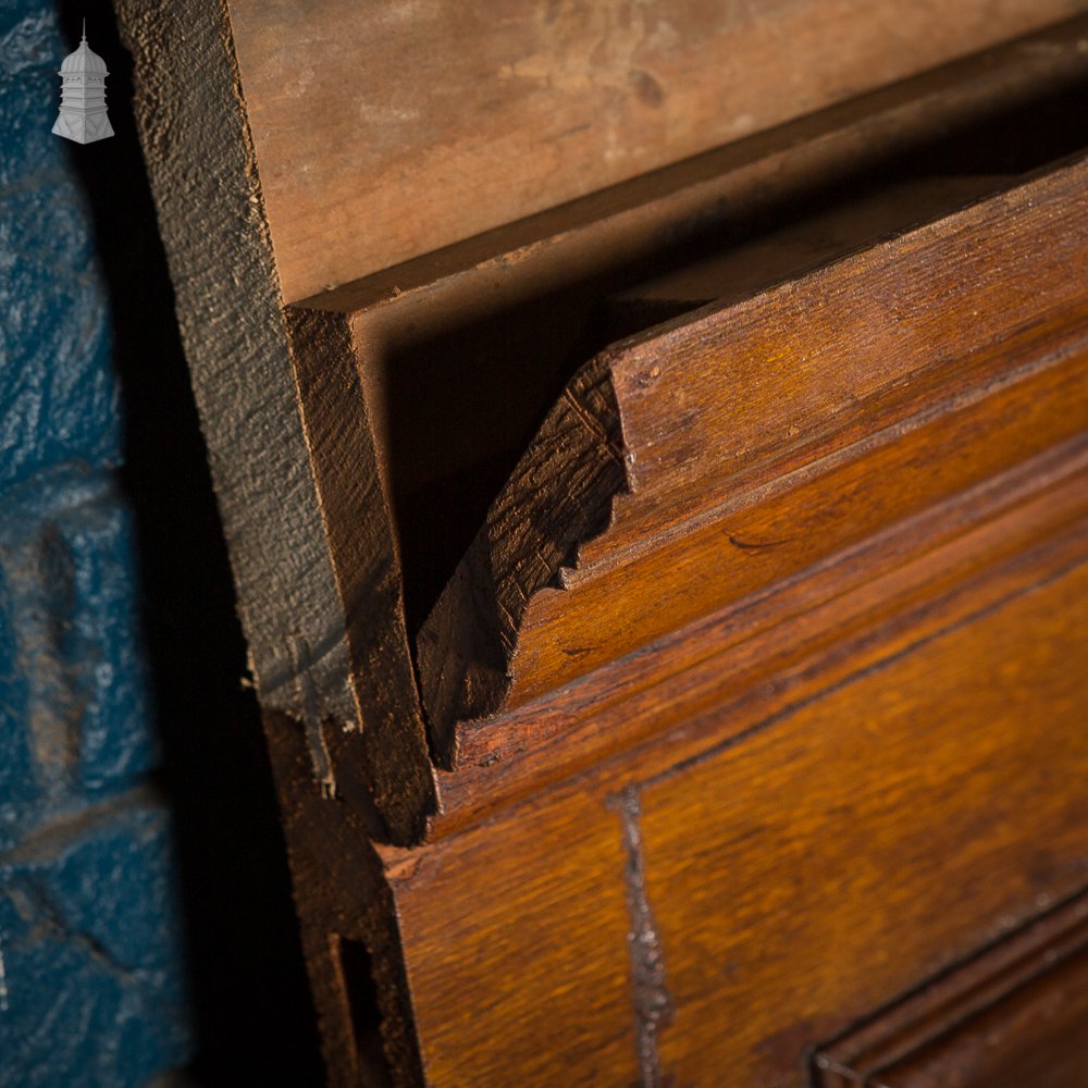 Long 19th C Mahogany Moulded Bar Front Panel