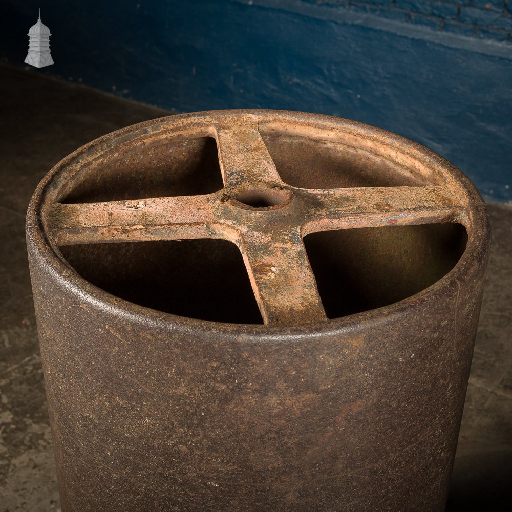 Pair of Cast Iron Victorian Rollers Table Bases