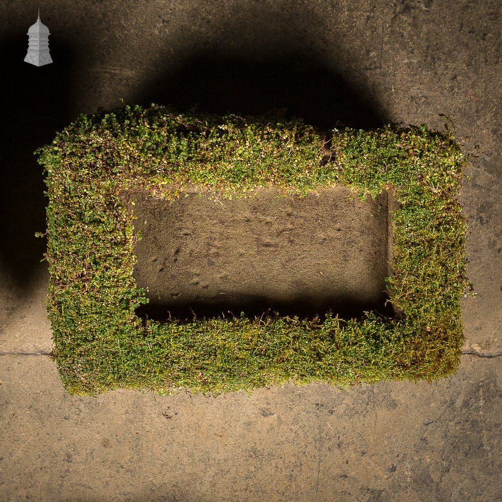 Pair of Small Weathered Shallow Stone Troughs