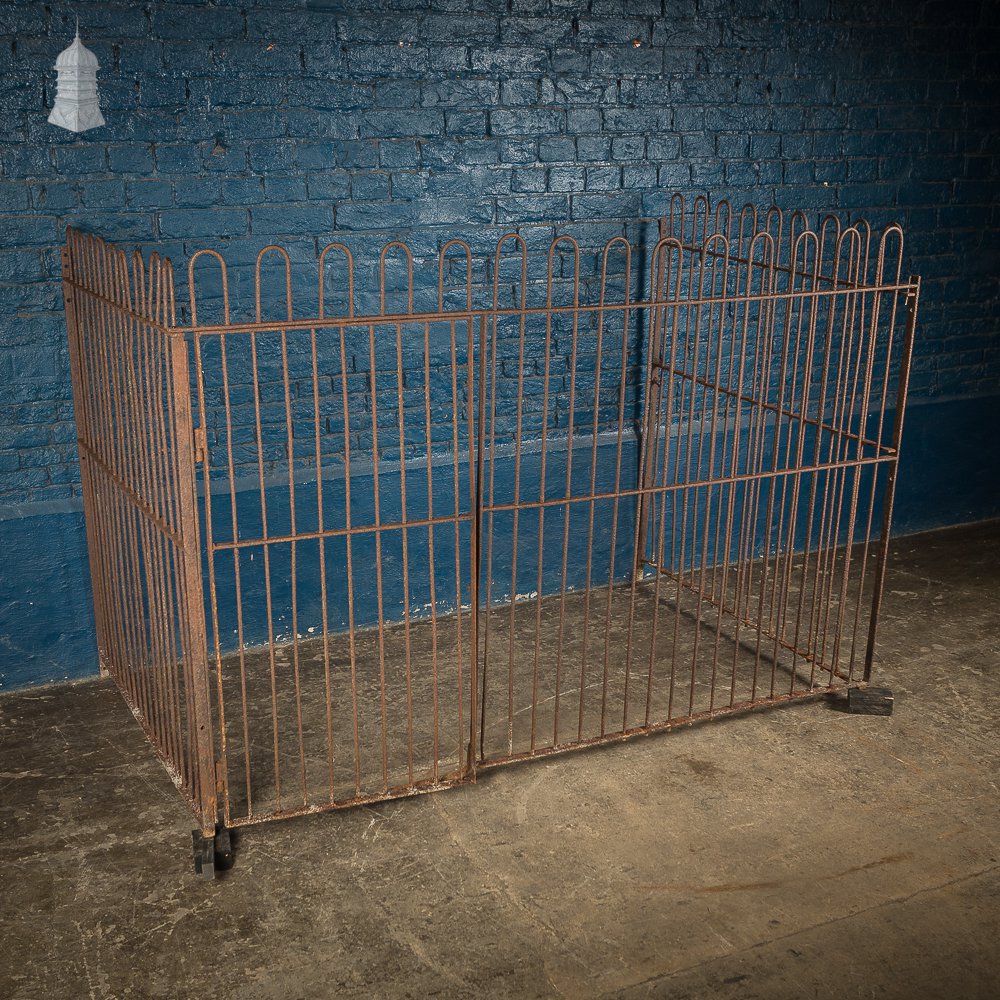 19th C Wrought Iron Dog Run