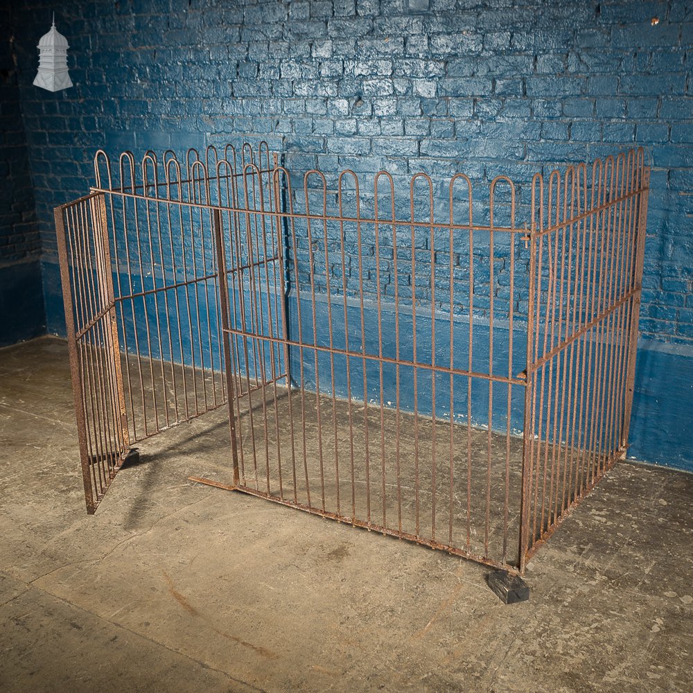 19th C Wrought Iron Dog Run