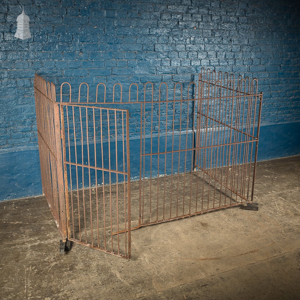 19th C Wrought Iron Dog Run