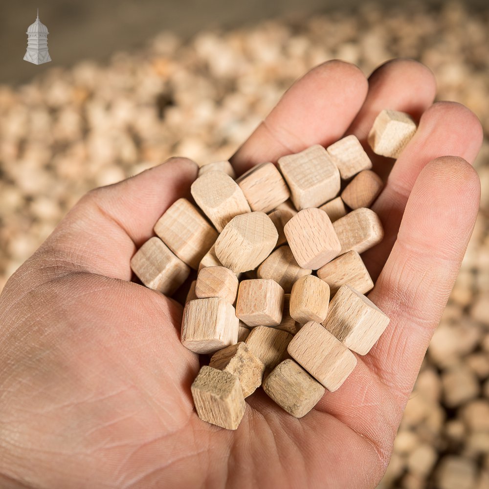 70kg of Hardwood and Ceramic Blocks Mosaic