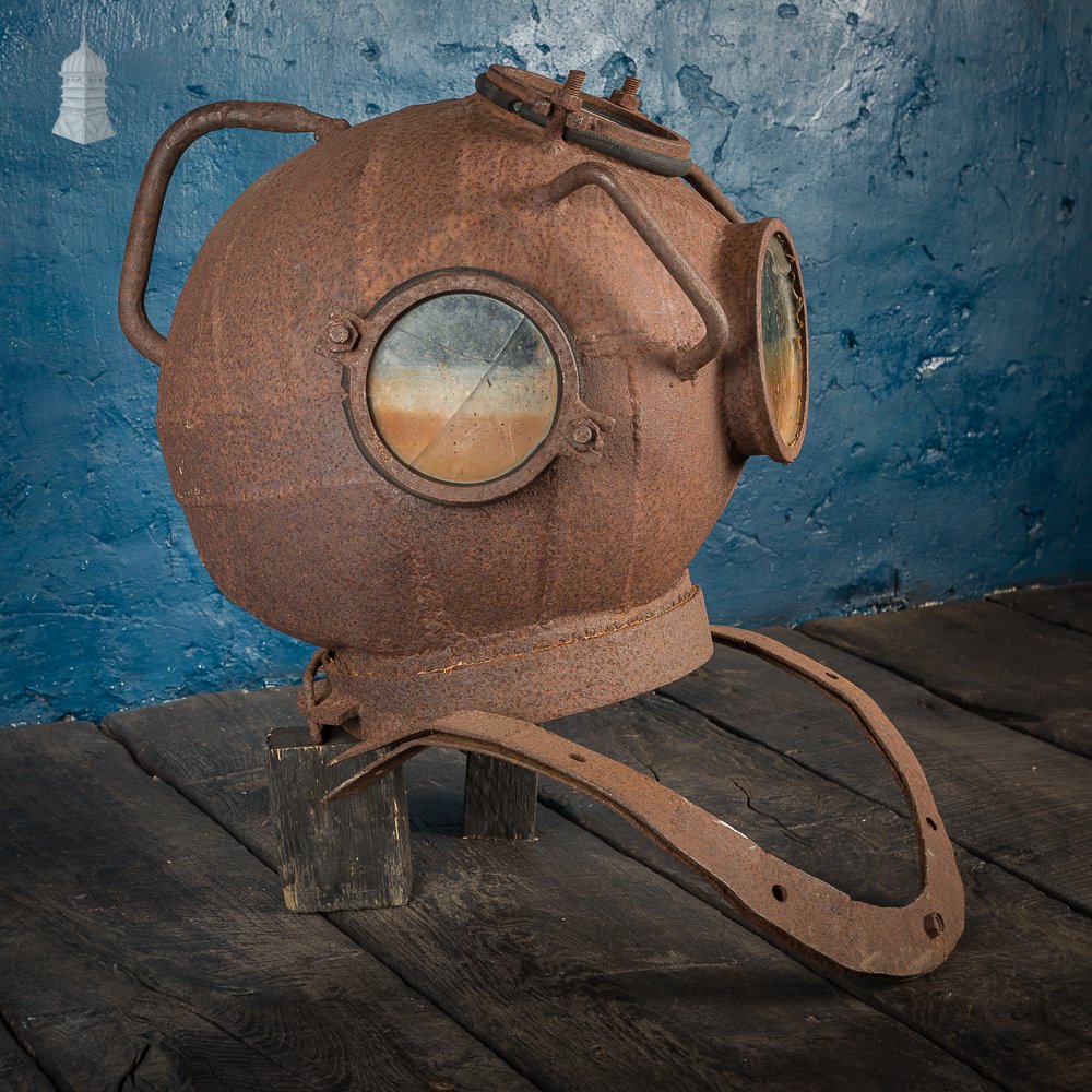 Vintage Self Made Diving Helmet