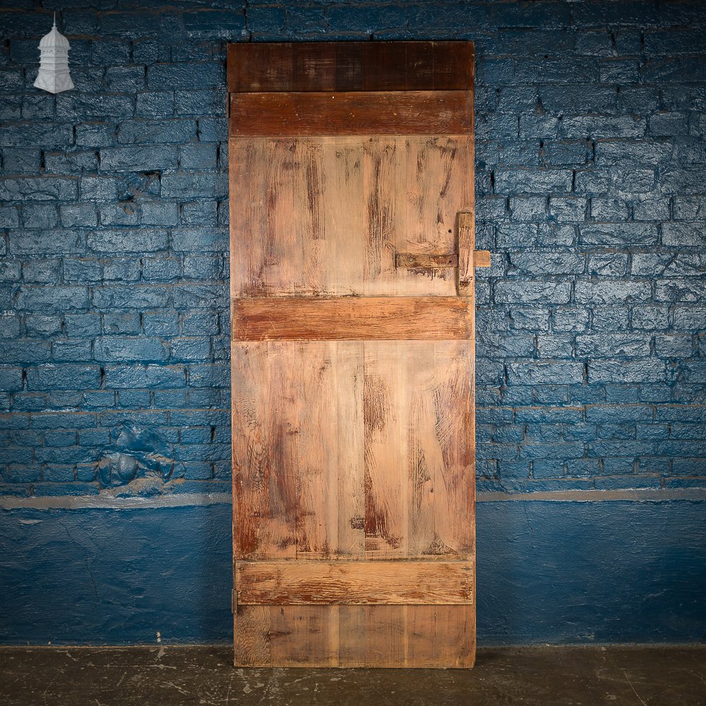 Cottage Door with Wooden Latch and Moulded Design