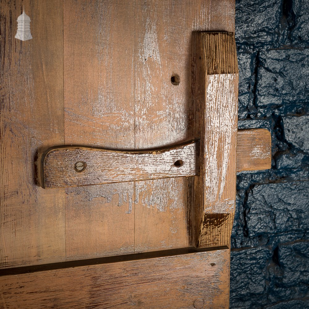 Cottage Door with Wooden Latch and Moulded Design