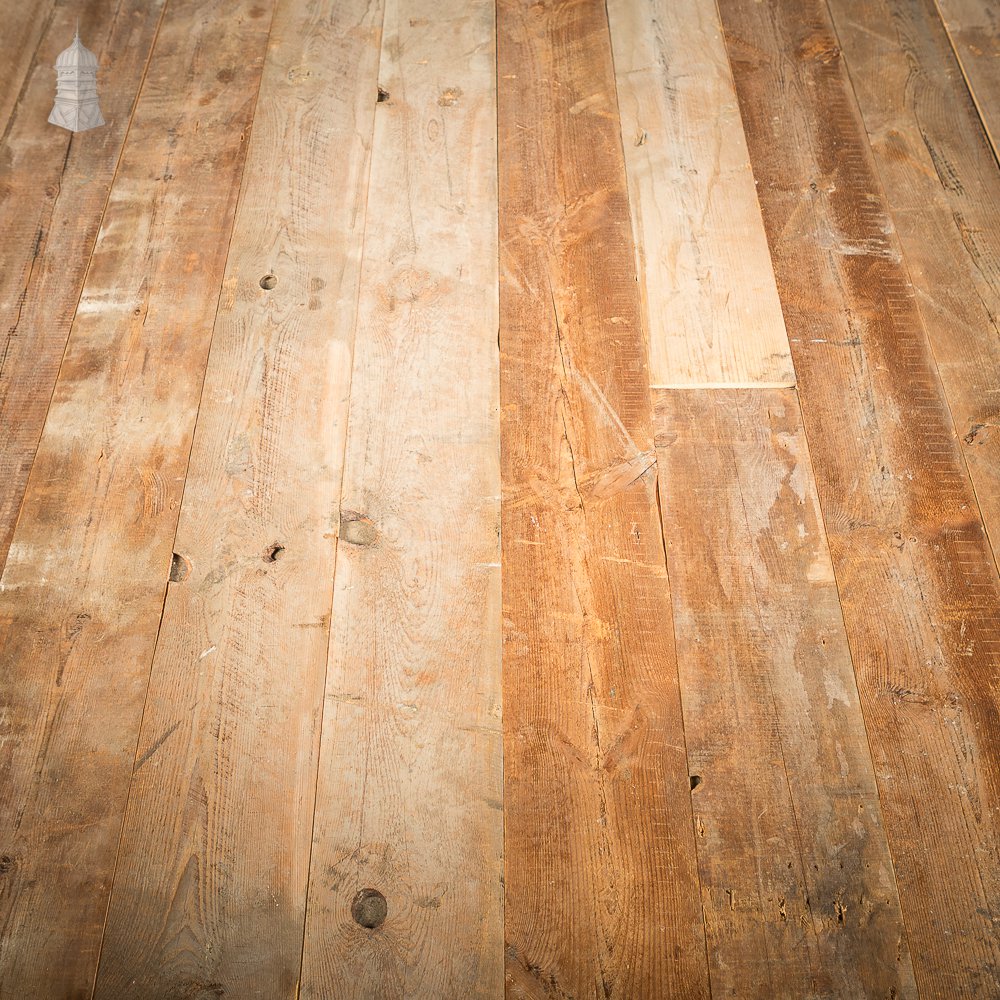 Batch of 21 Square Metres of Oxidised Wall Cladding With Planned Backs Cut from Reclaimed Timbers