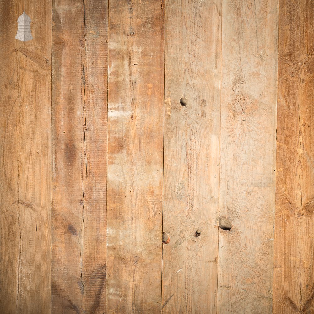 Batch of 21 Square Metres of Oxidised Wall Cladding With Planned Backs Cut from Reclaimed Timbers