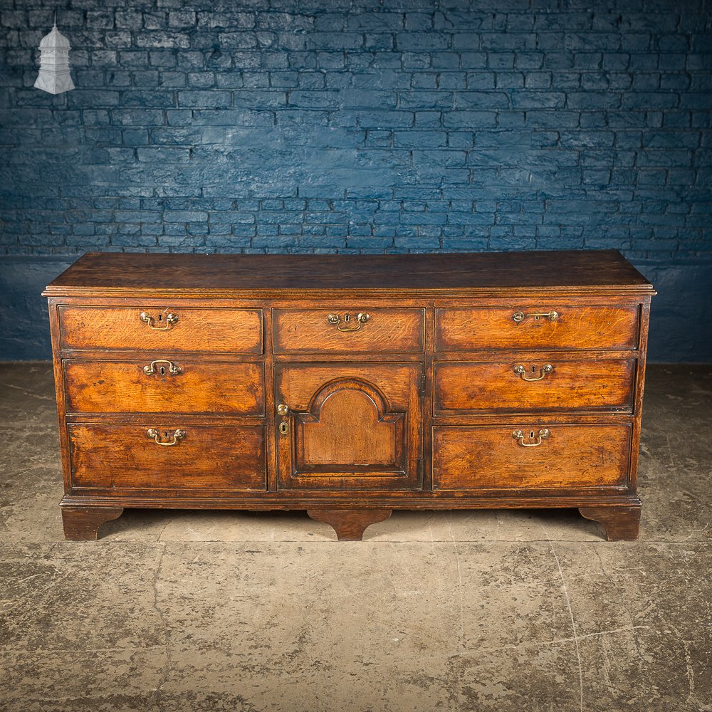 Georgian Oak Sideboard Drawer Unit