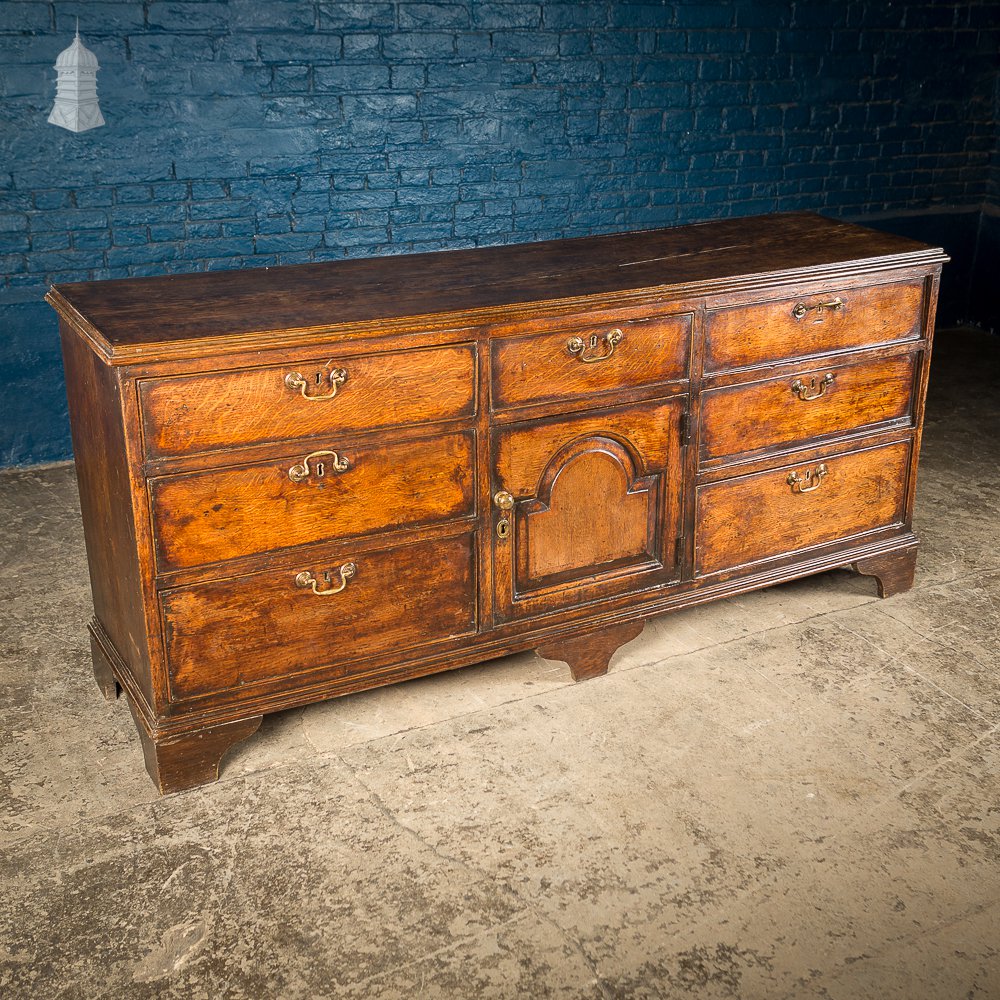 Georgian Oak Sideboard Drawer Unit