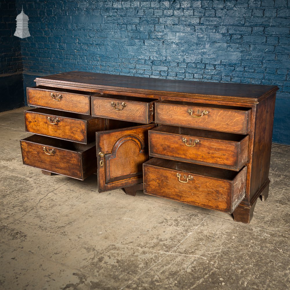 Georgian Oak Sideboard Drawer Unit