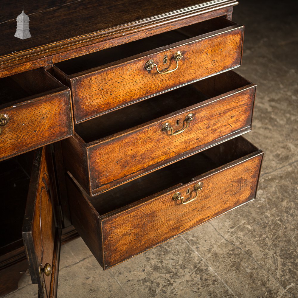 Georgian Oak Sideboard Drawer Unit