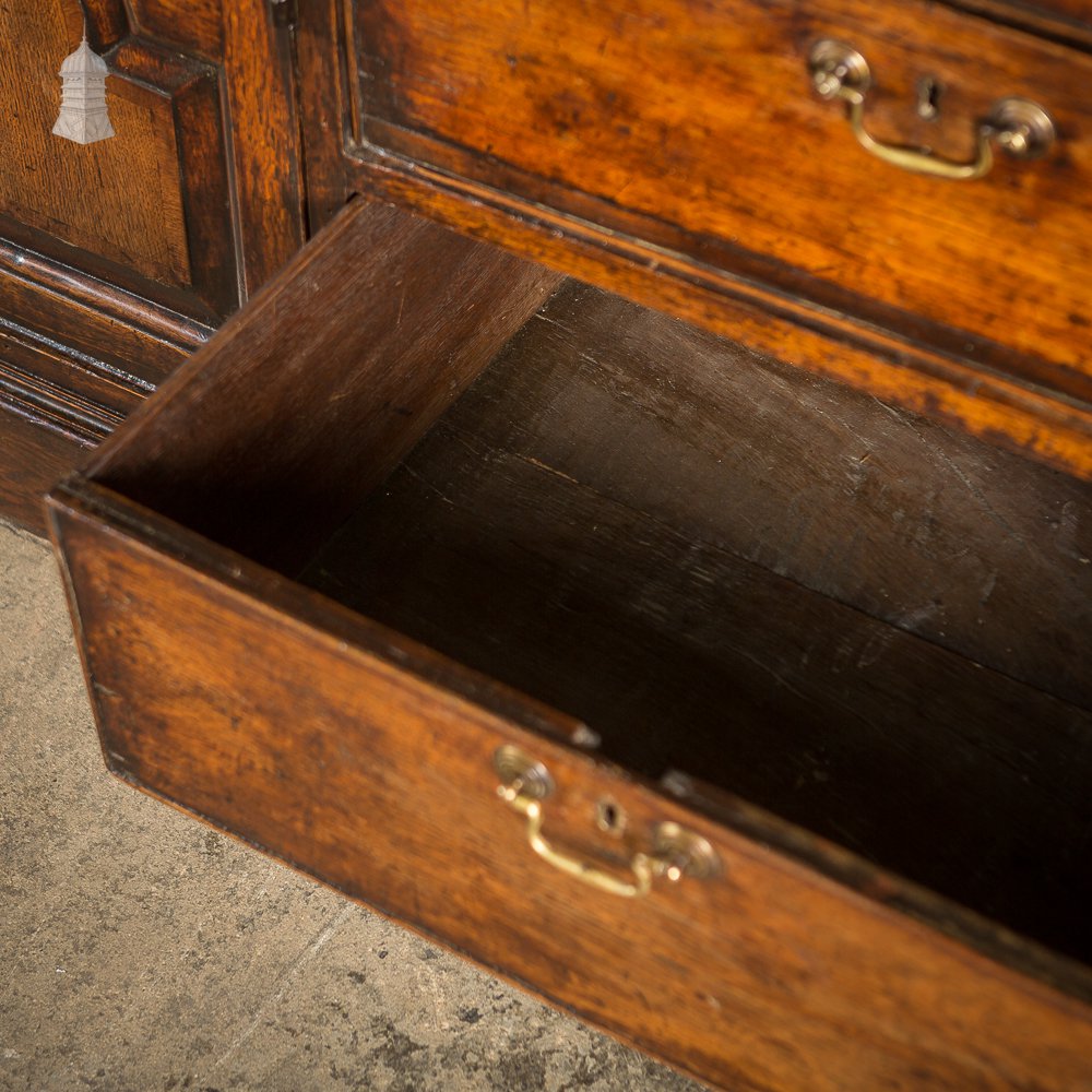 Georgian Oak Sideboard Drawer Unit