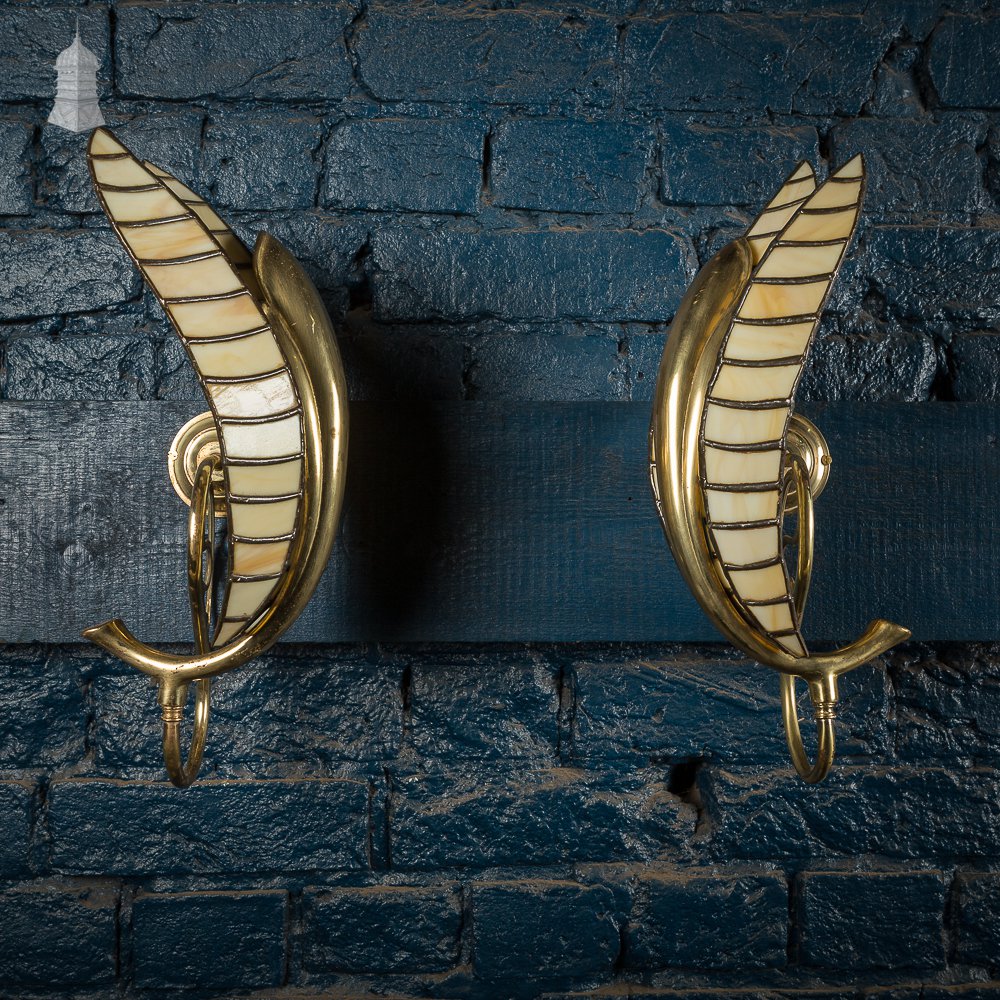 Pair of Art Deco Wall Lights