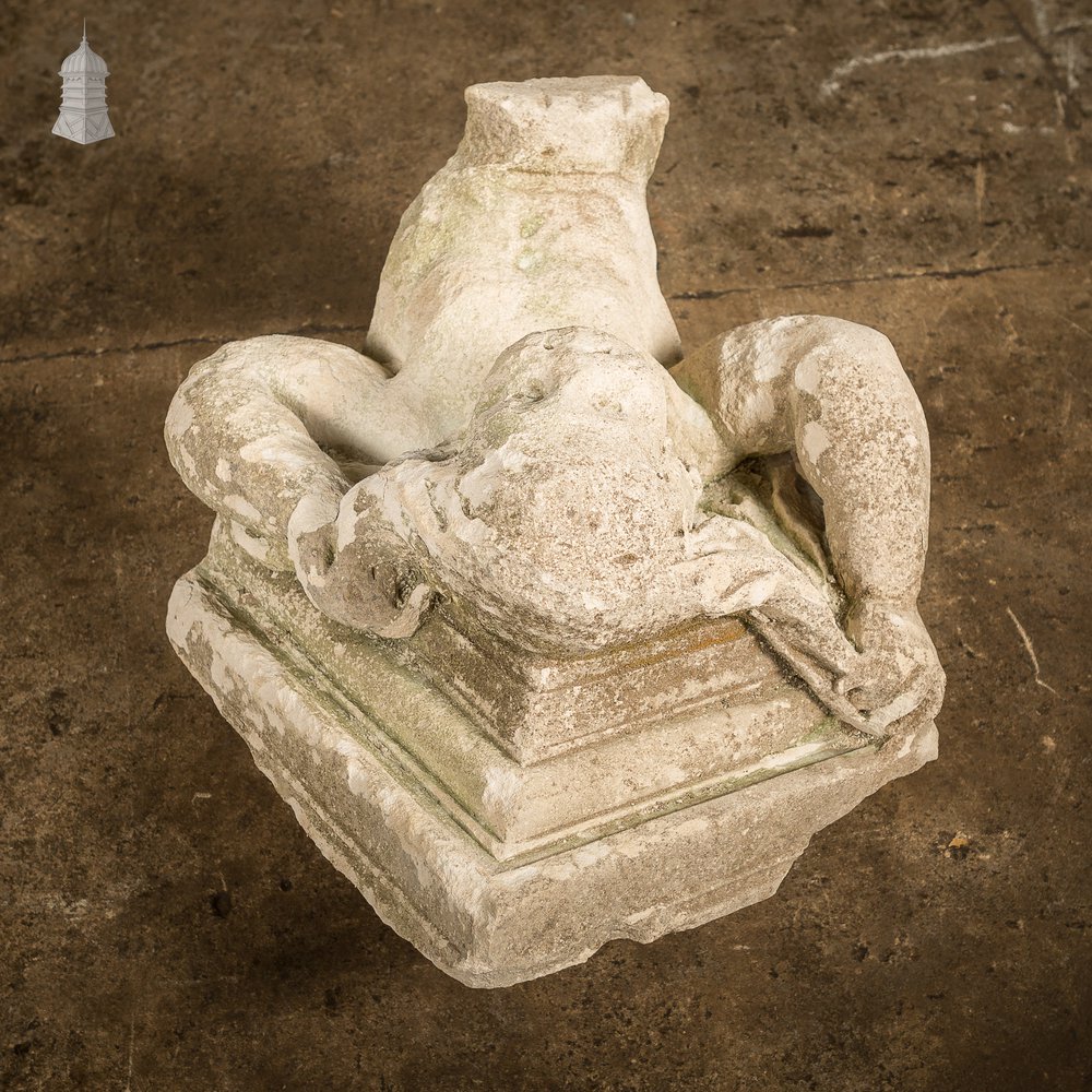 Architectural 17th C Stone Cherub