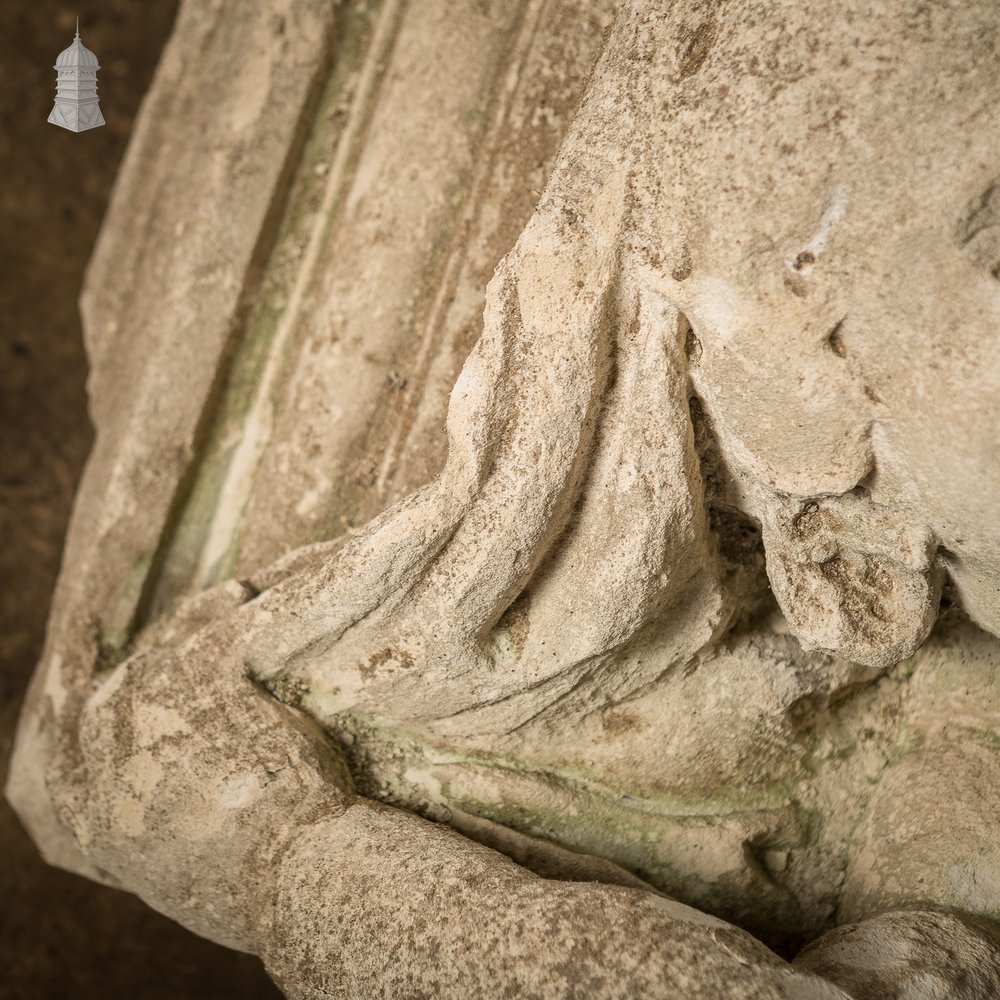 Architectural 17th C Stone Cherub