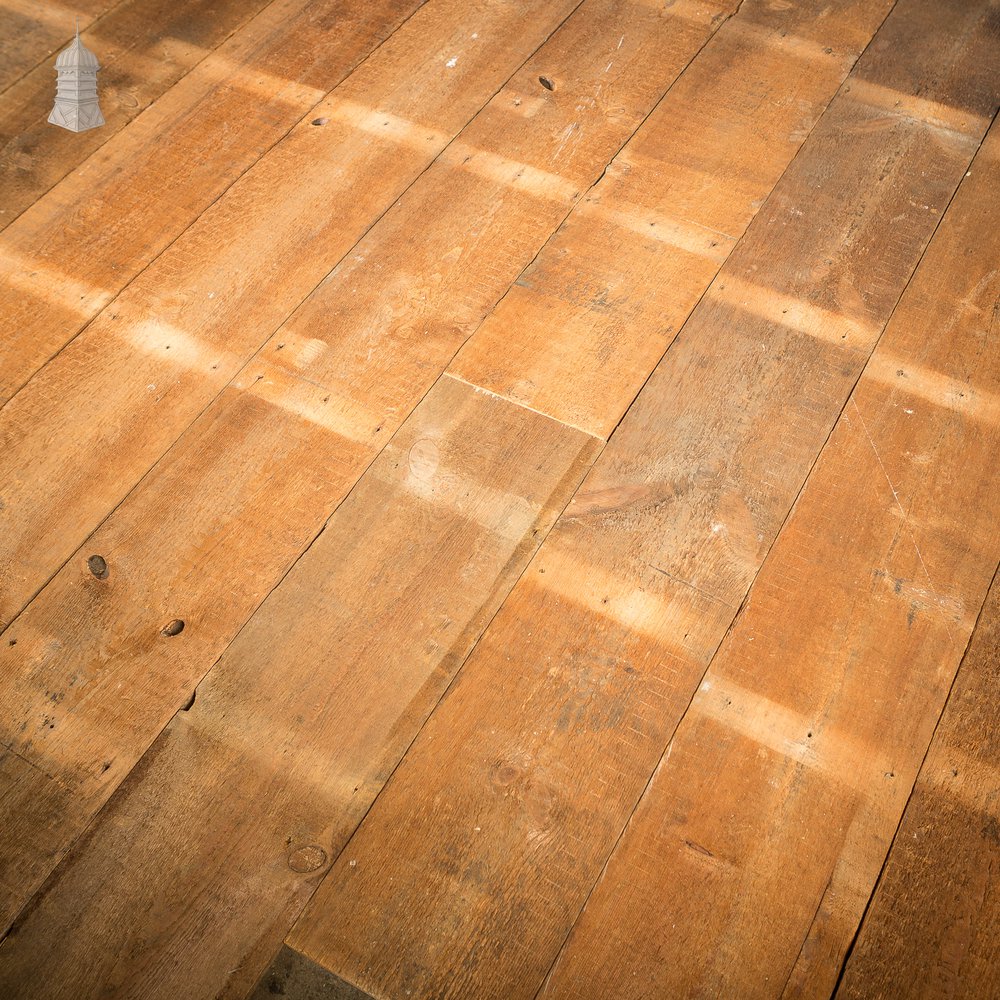 Batch of 43 Square Metres of Oxidised Wall Cladding with Planned Backs Cut from Reclaimed Timbers