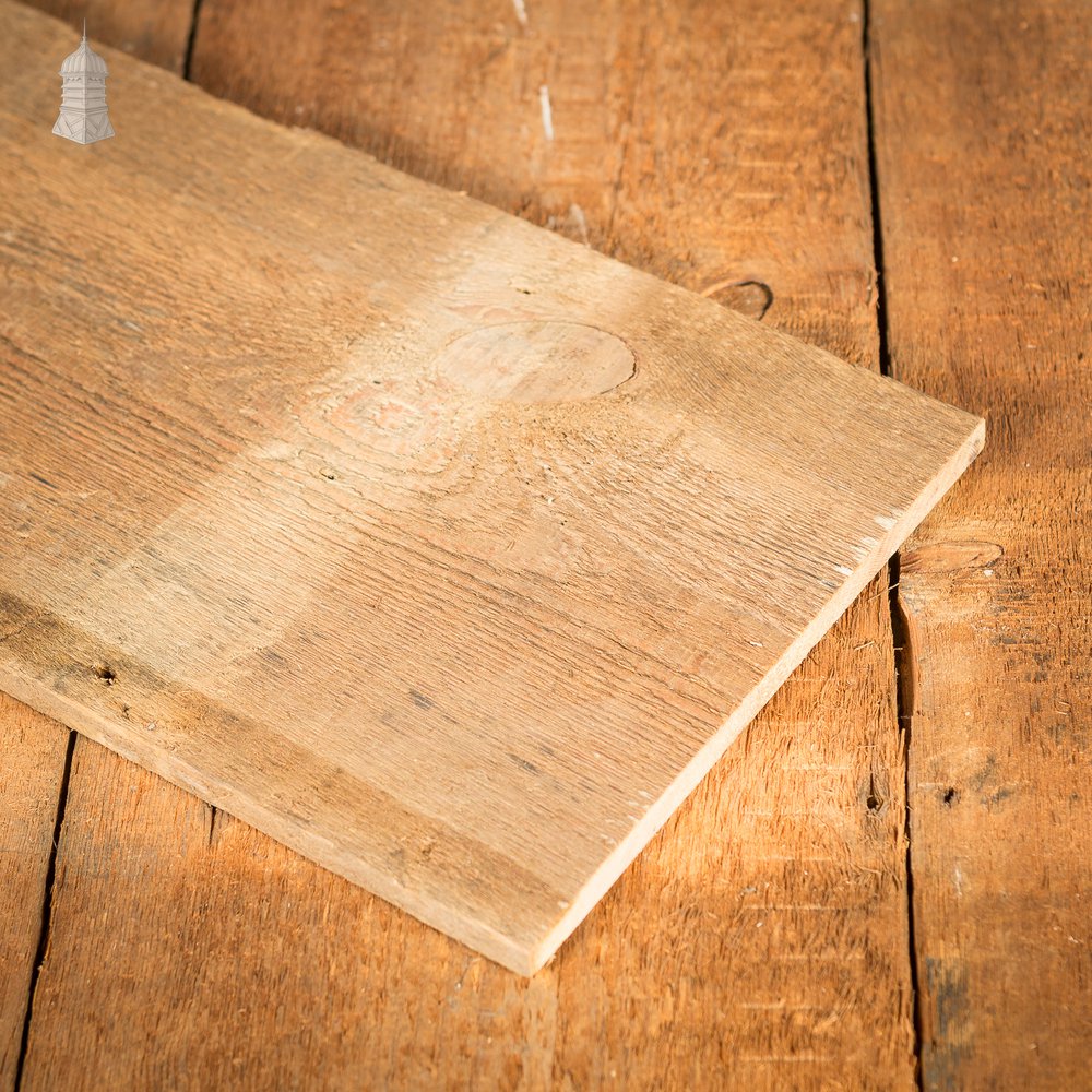 Batch of 43 Square Metres of Oxidised Wall Cladding with Planned Backs Cut from Reclaimed Timbers