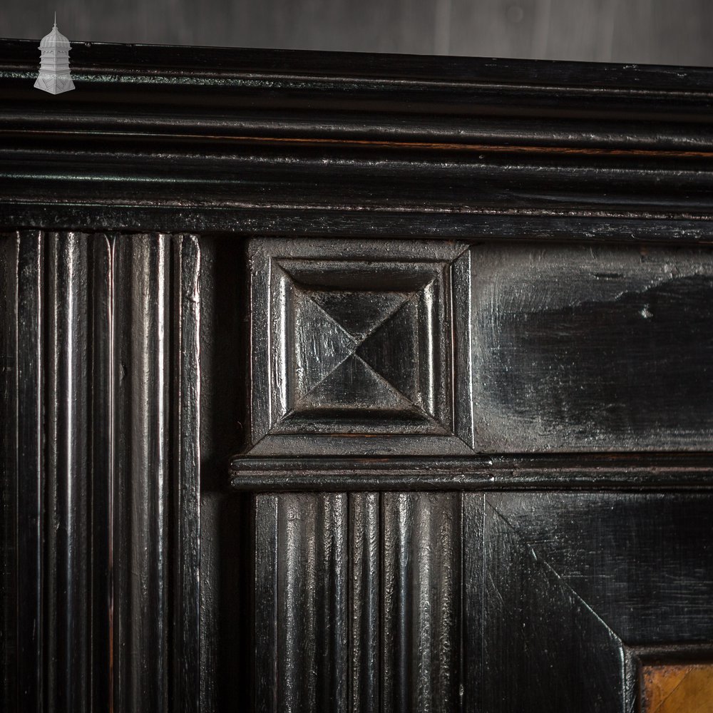 Large 19th C Ebonised Display Bookcase