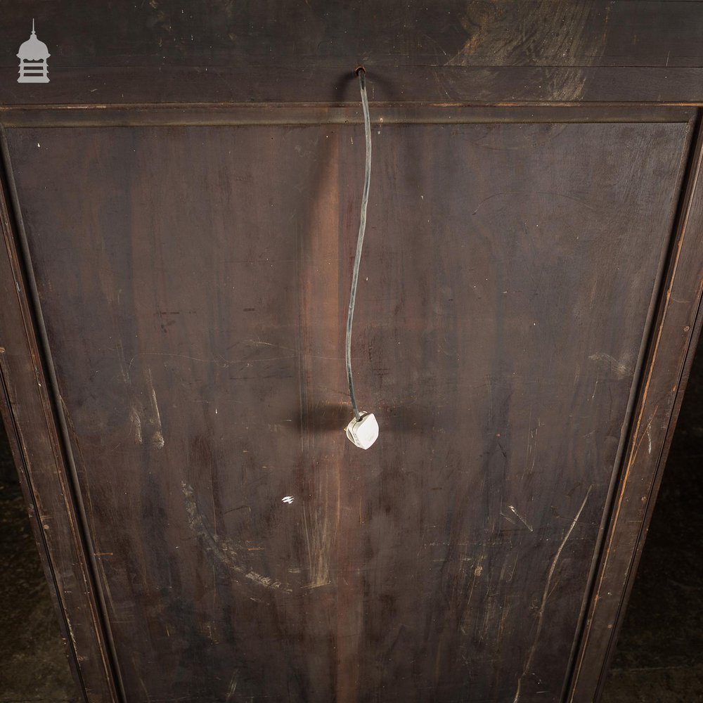 19th C Bow Fronted Glazed Confectionery Cabinet