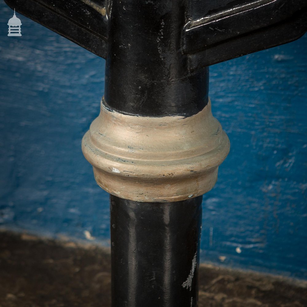 Vintage Pair of Large Westminster Street Lamps Top Lights