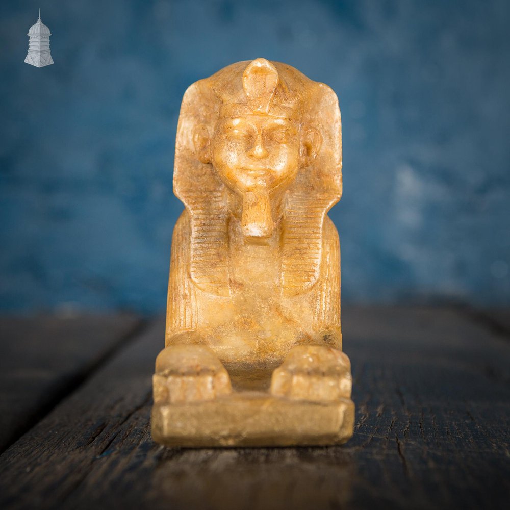 NR50121: 19th C Desktop Small Marble Sphinx