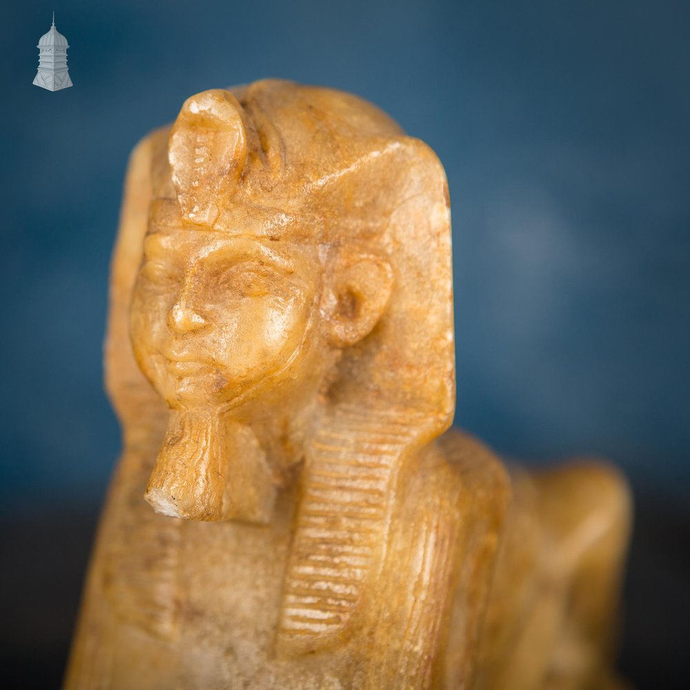 NR50121: 19th C Desktop Small Marble Sphinx